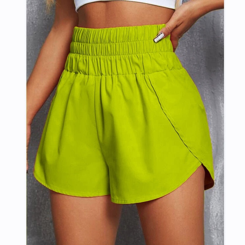 Women Jogging Running Fitness Trouser Waist Summer Streetwear Fashion Short Pants New