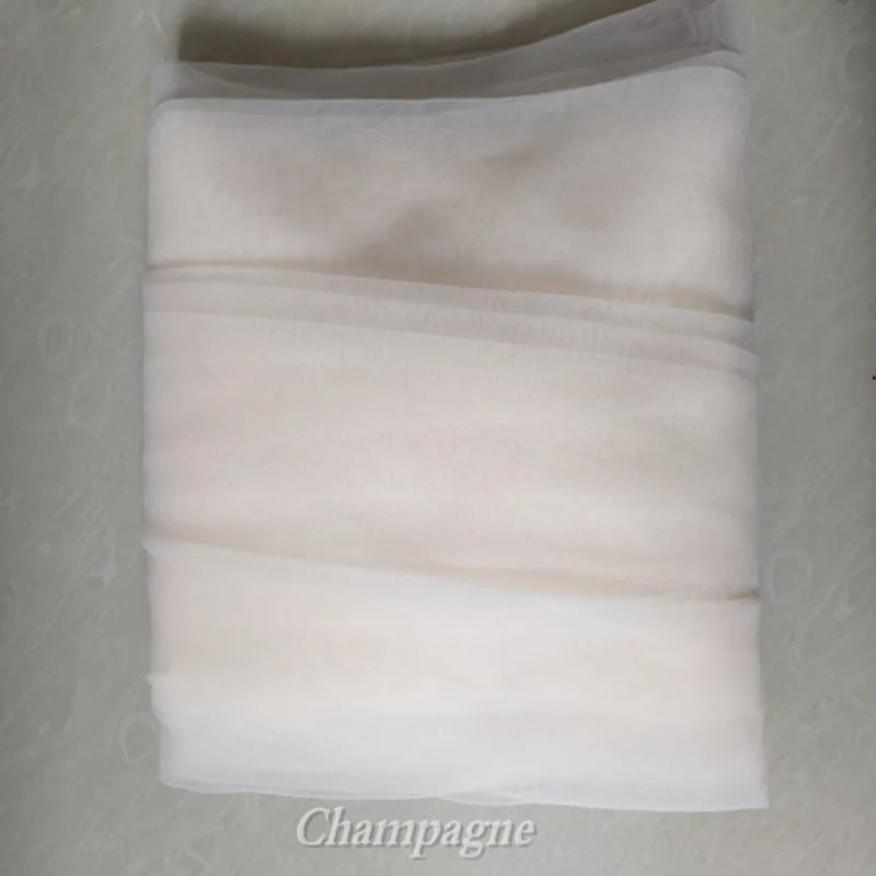 Soft Drop Veil__ 102" W X 120" L __ White / Off White / Ivory Blusher Veil Church Veil Cover Face No Comb