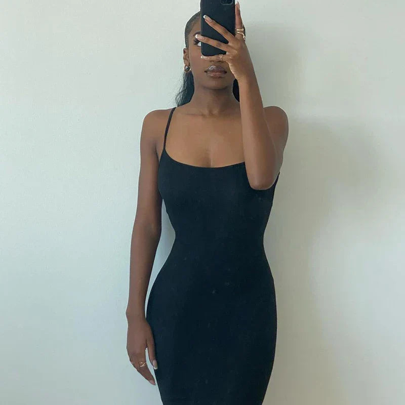 Sleeveless Backless Slim Maxi Dress - View 3 | VelvetHem