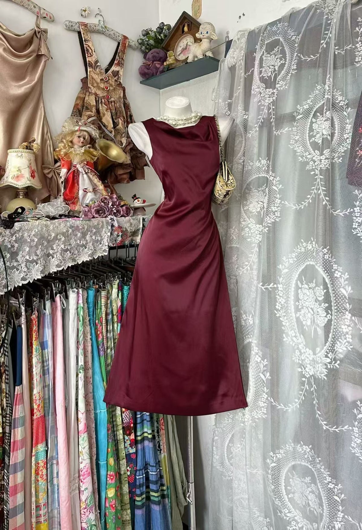 Sleeveless Sheath Burgundy Birthday Dress Homecoming Dress
