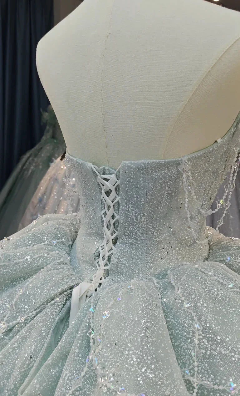 Frost Crystal Petal Ballgown (ZD16836)
