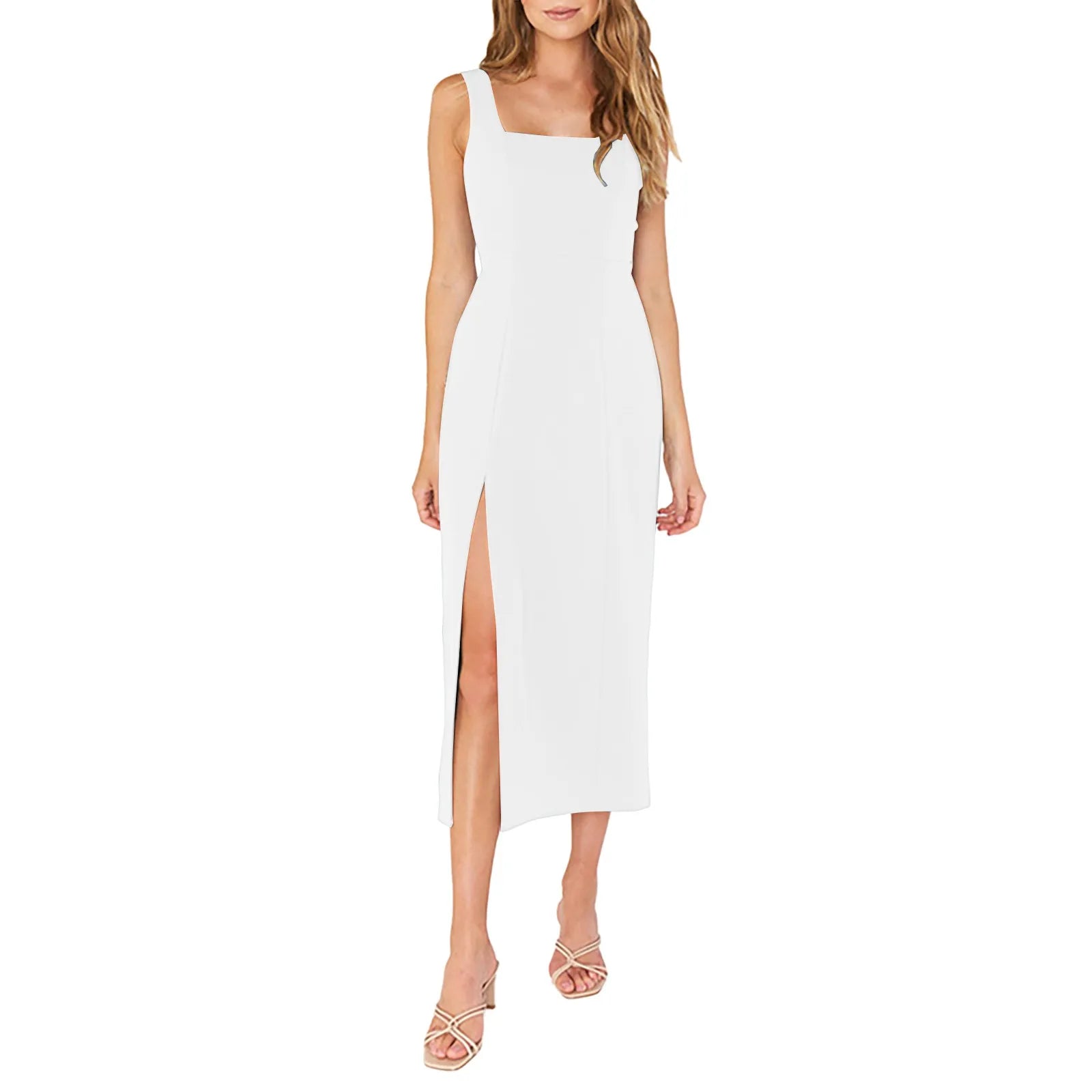Gregoria Elegant, Sleeveless Dress for Women Timeless Daily Style