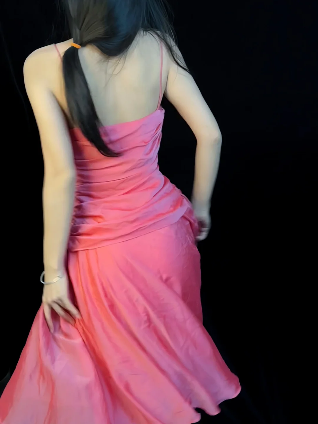 Spaghetti Strap A Line Chiffon Homecoming Dress J10147