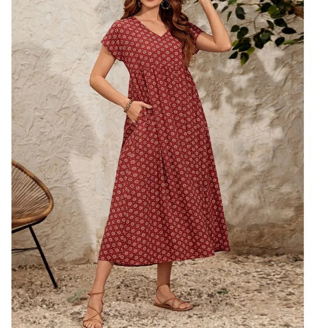 Romina Minimalist Handmade Summer Dress Evening Wear Edit