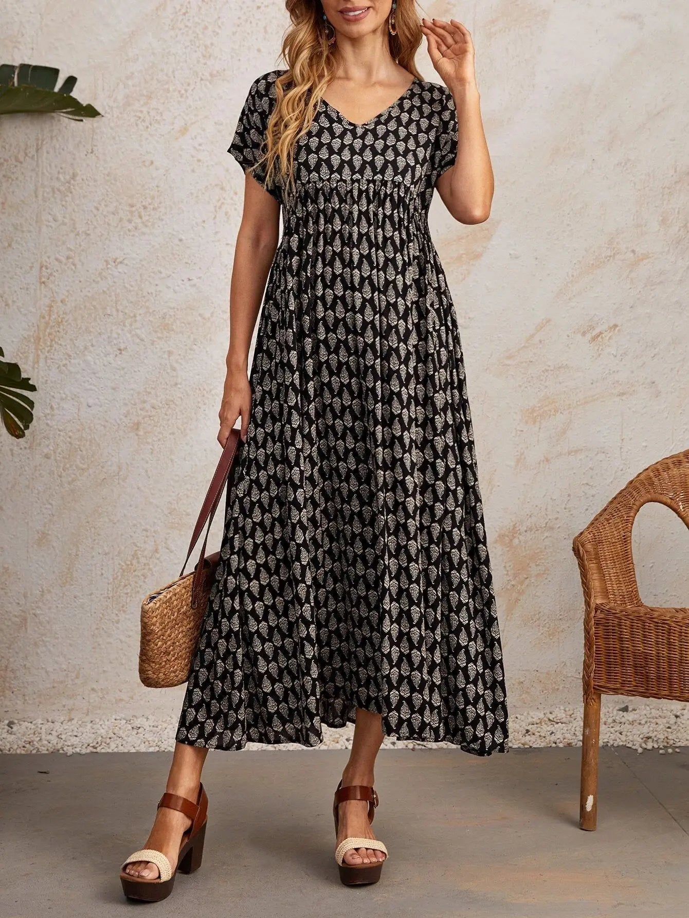 Romina Minimalist Handmade Summer Dress Evening Wear Edit