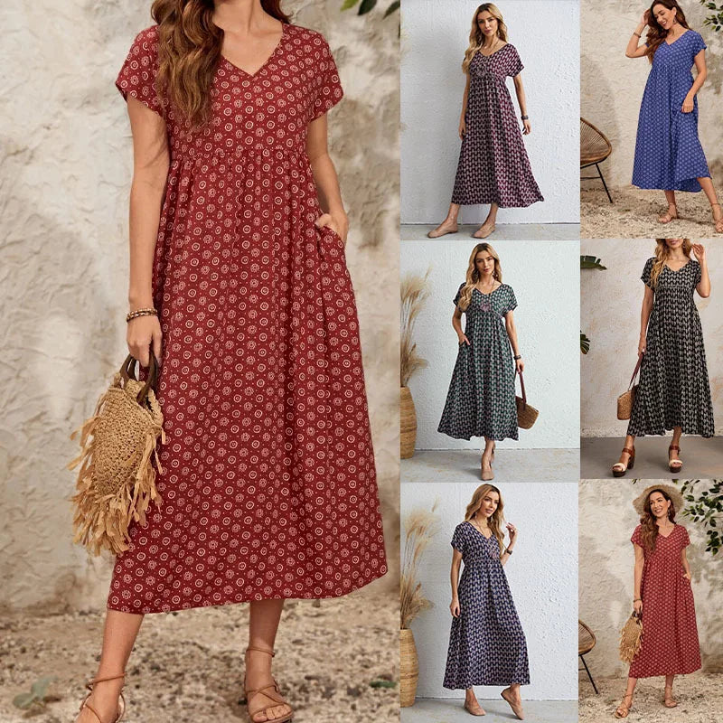 Romina Minimalist Handmade Summer Dress Evening Wear Edit