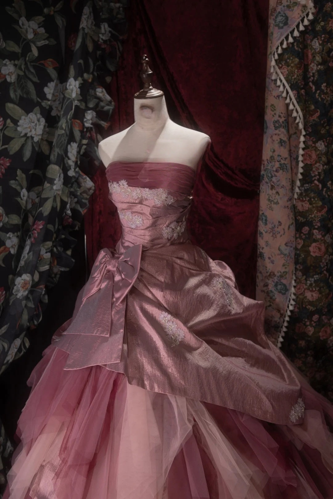 Strapless A-Line Pink Birthday Dress Sweet 16 Quinceanera Dress
