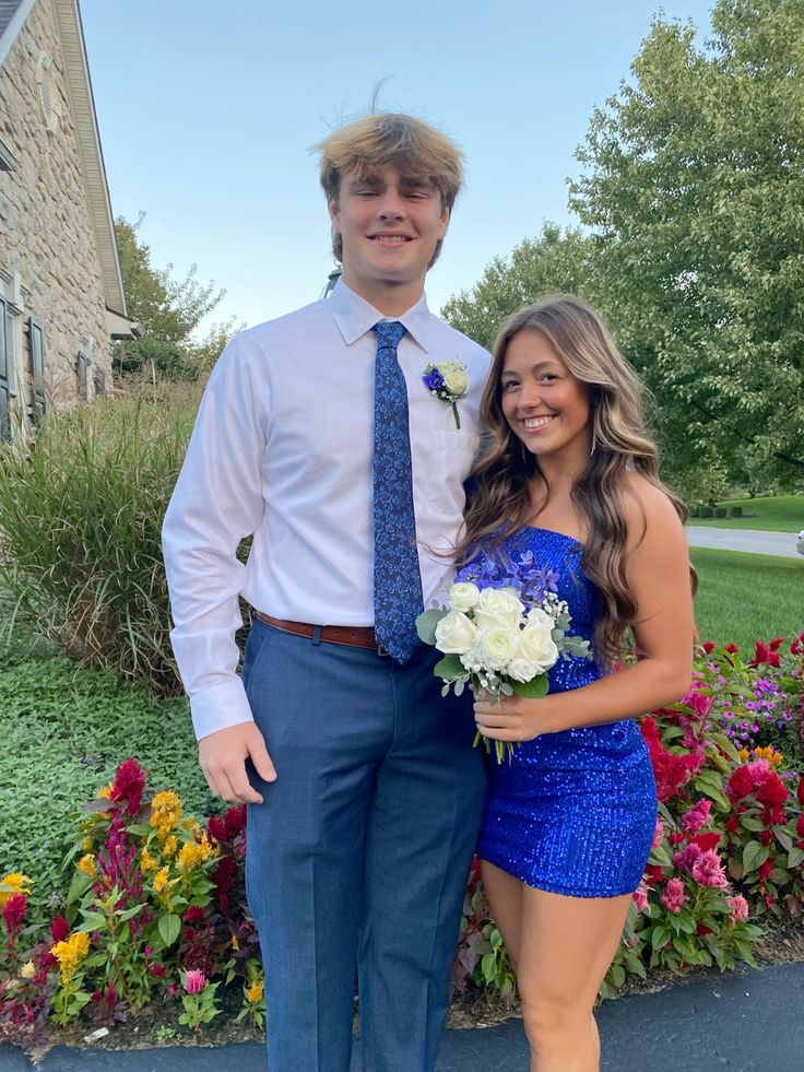 Strapless Royal Blue Sequins Homecoming Dress Sheath Party Dress