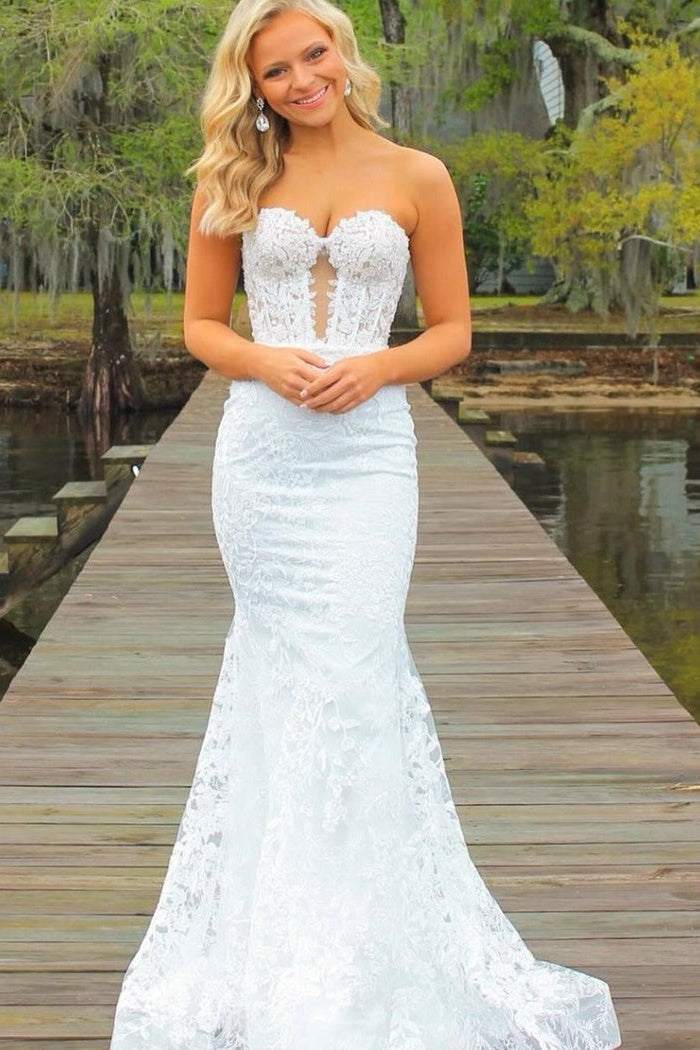 Charming Fuchsia Mermaid Sweetheart Backless Corset Prom Dress With Appliques