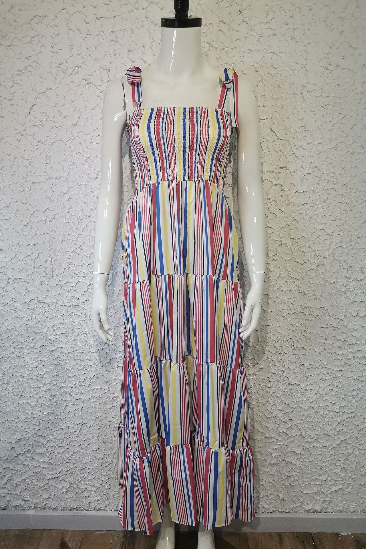 Summer Women's Holiday A-Line Print Dress - Fashionpara