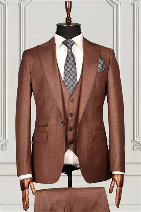 Suzhoufashion Newest Three Pieces Best Fitted Prom Men Suits