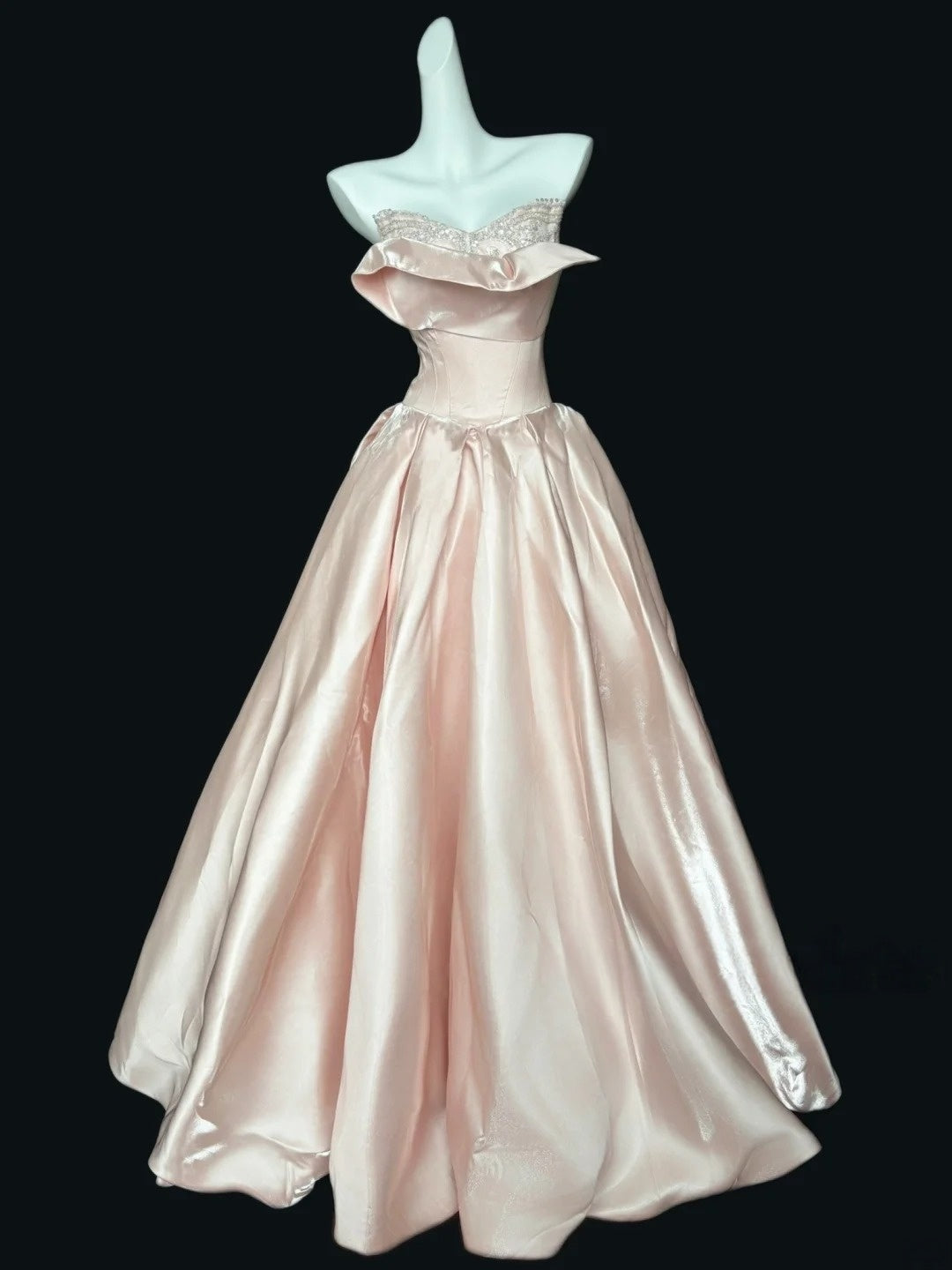 Sweetheart A-Line Pink Prom Dress Sweet Birthday Dress
