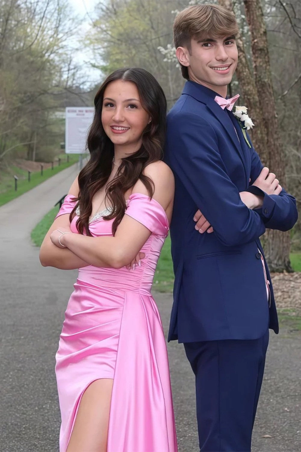 Sweety Mermaid Off the Shoulder Pink Long Prom Dress with Beading
