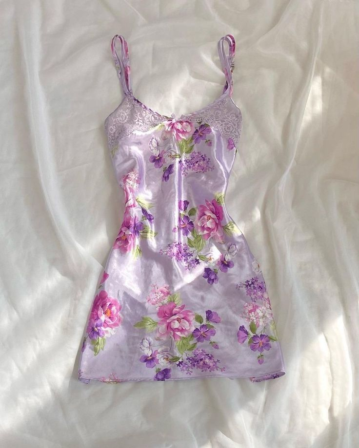 Cute Spaghetti Straps Satin Floral Short Cocktail Dress Formal Graduation Homecoming Dress - FashionDia