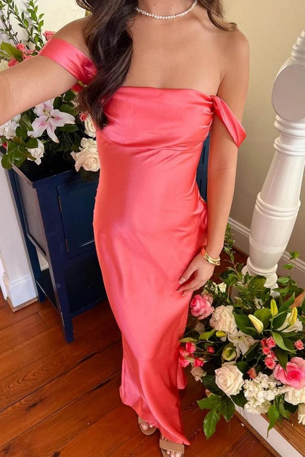 Chic Sheath Off the Shoulder Lilac Long Prom Dress with Ruched
