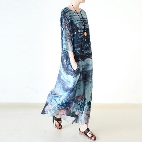 Two pieces Chiffon dresses with Chiffon tank dress inside plus size clothing