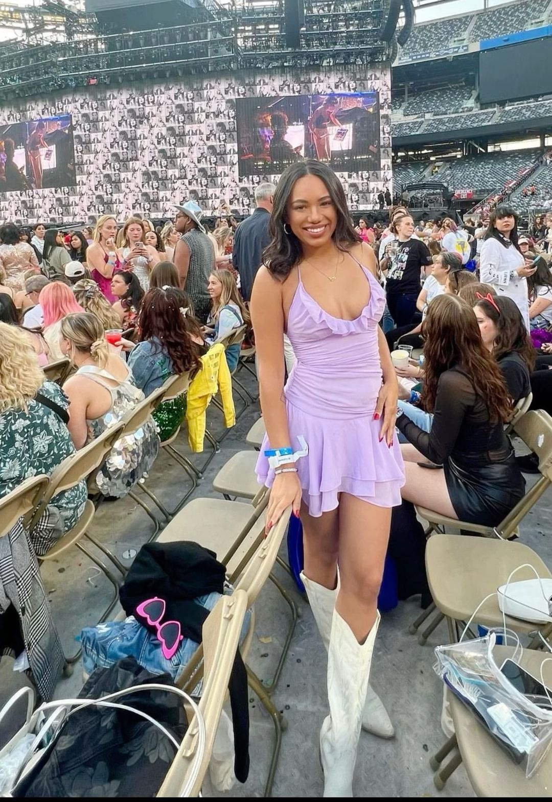 Light Purple Chiffon Homecoming Dress Sexy Party Dress - FashionDia
