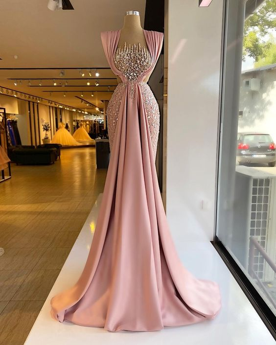 Fashion Square Collar Sleeveless Slim Style Elegant Dress Prom Evening Dress Y4363 - VelvetHem