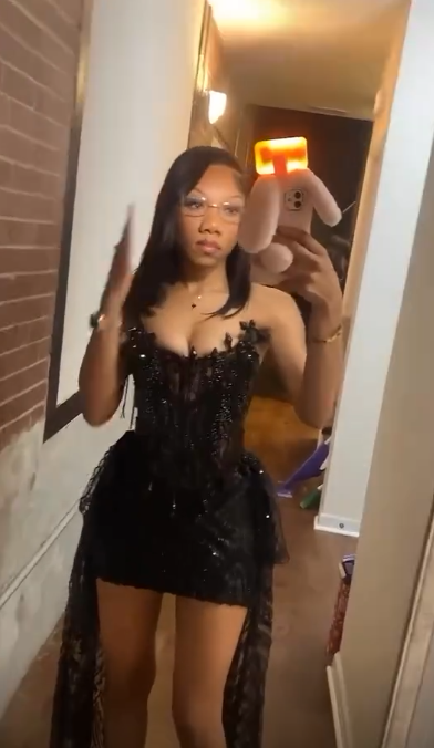 Black Sexy Tulle Sequins Cocktail Dress Short Homecoming Dress Birthday Outfits - View 4 | FashionDia