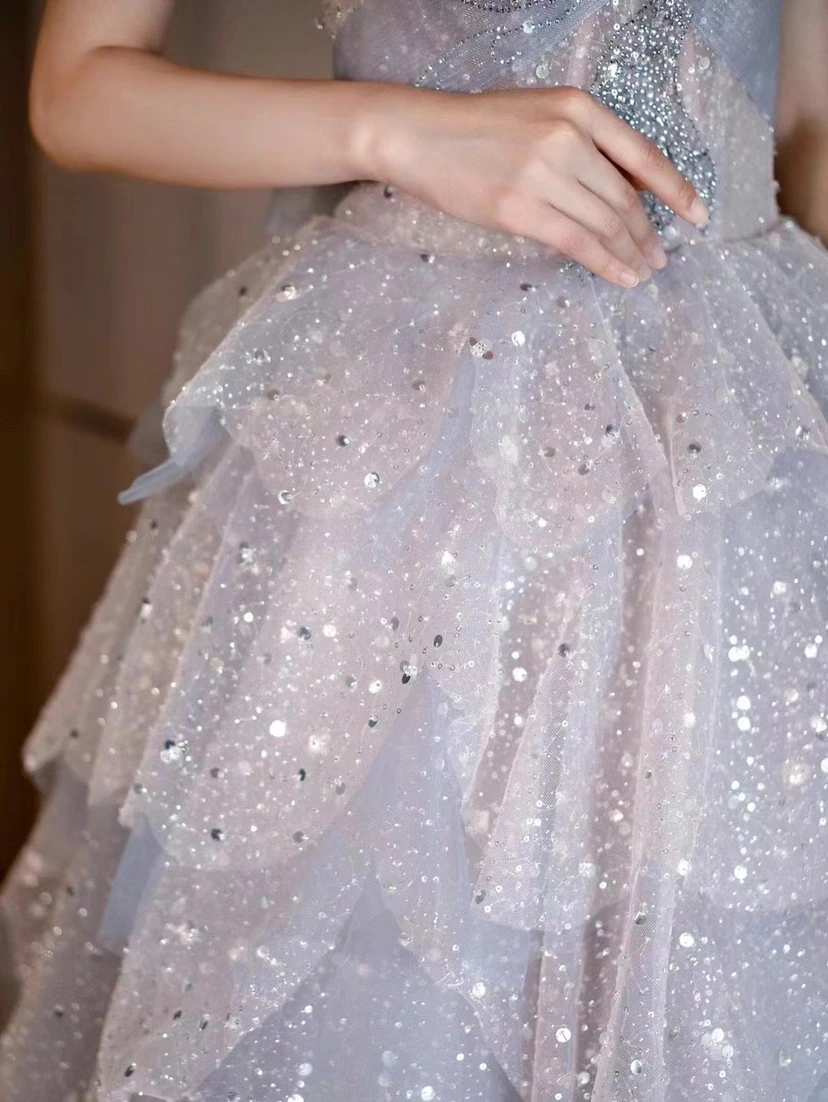 Luxurious Shiny Ball Gown,Sweet 16 Dress,Princess Dress,Y2403 - View 7 | VelvetHem