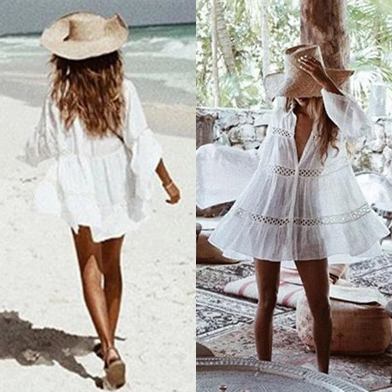 Valentina Chic Lace Beach Dress As a Cover Up Evening Wear Edit