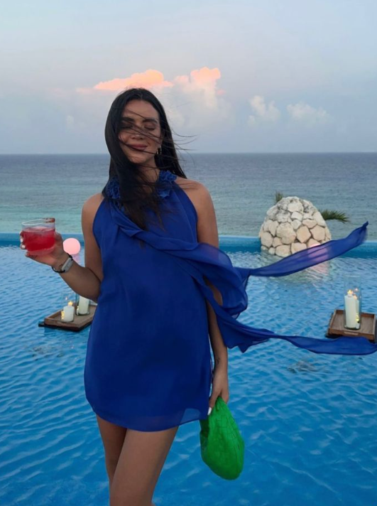 Charming Sleeveless Royal Blue Chiffon Homecoming Dress Cocktail Dress