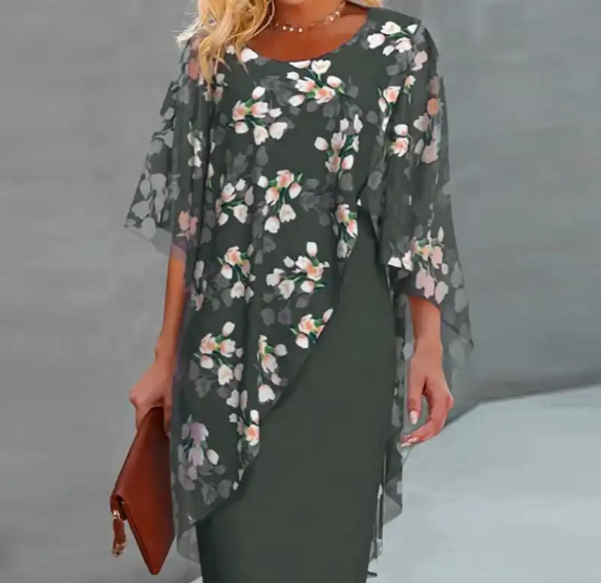 Micaela Chic Floral Dress Statement Occasion Edit