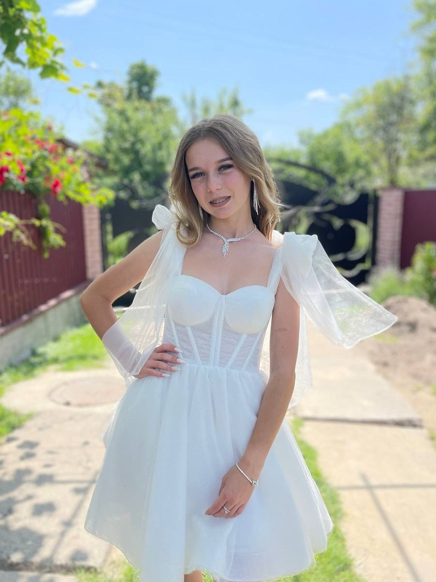 A-Line Sweetheart Short Homecoming Dress - FashionDia