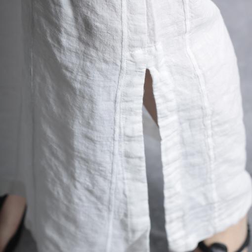 White Linen Dresses Oversize Maxi Dress Linen Caftans