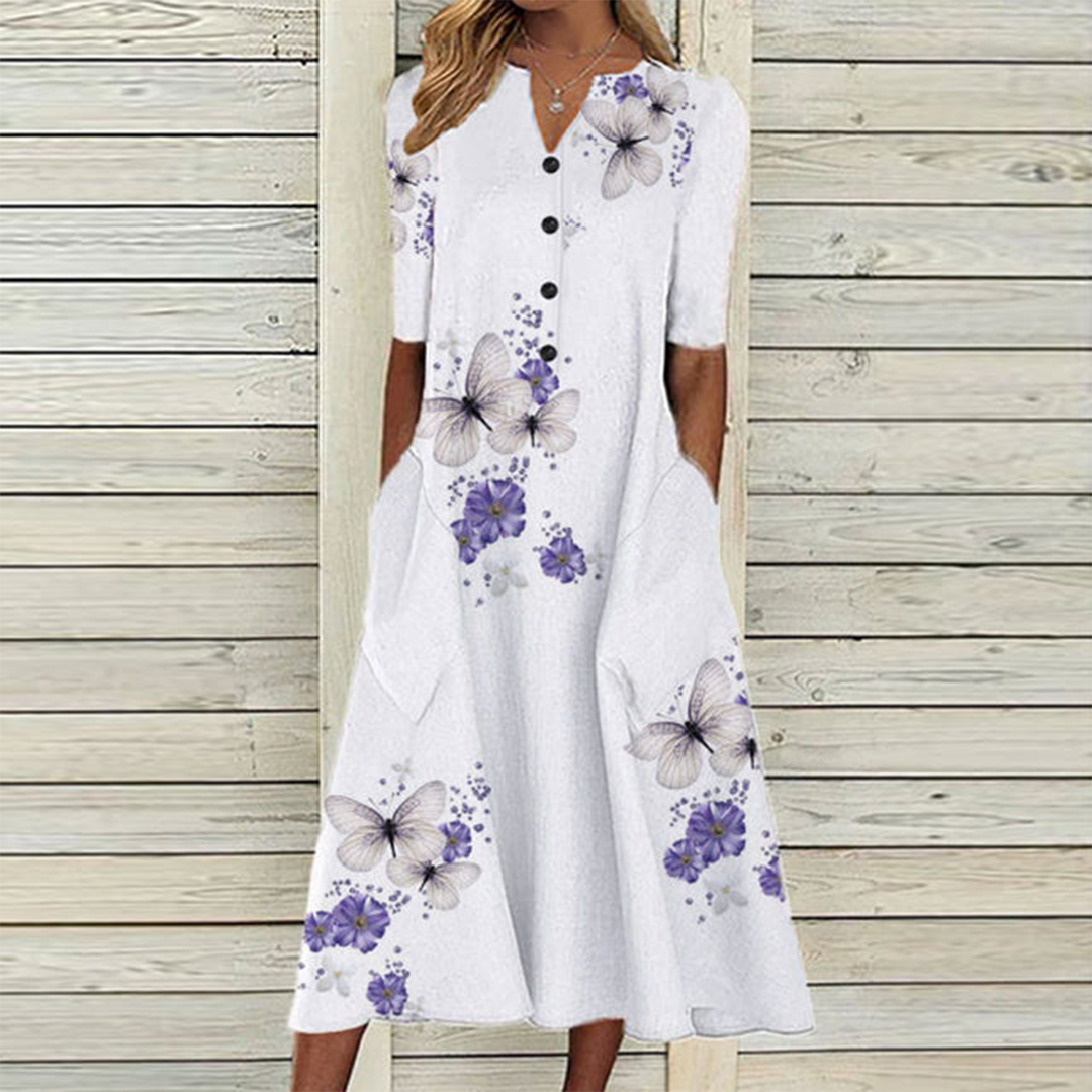 Luzmila Chic and Relaxed Dress for Women Casual Daywear