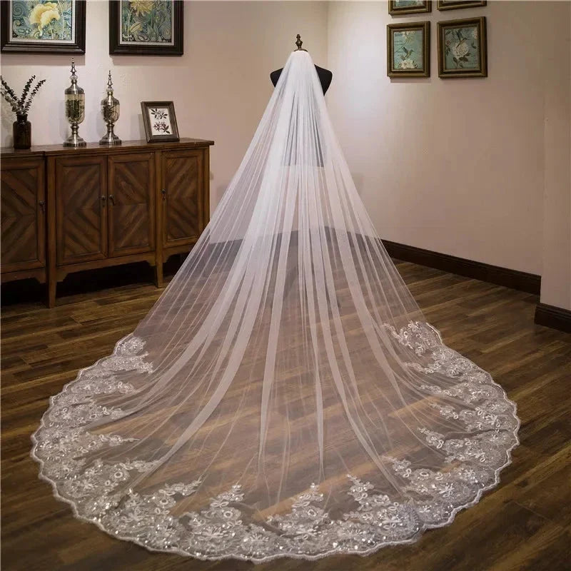 头纱颜色模板 bridal veil moban (ZD17170)