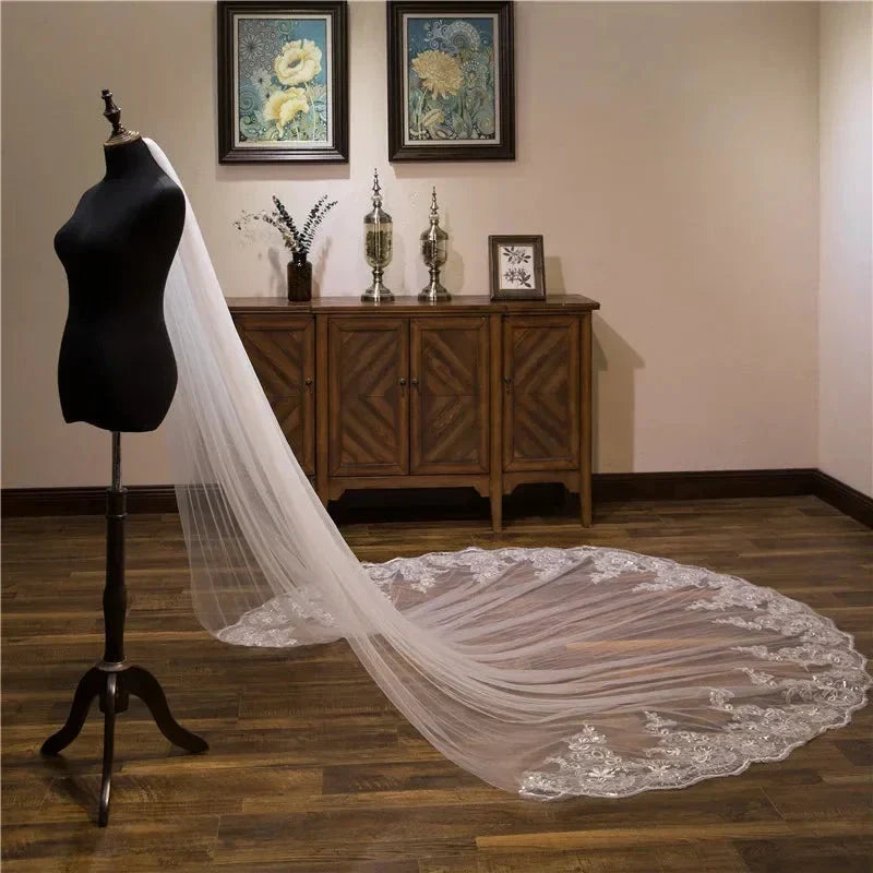 头纱颜色模板 bridal veil moban (ZD17170)