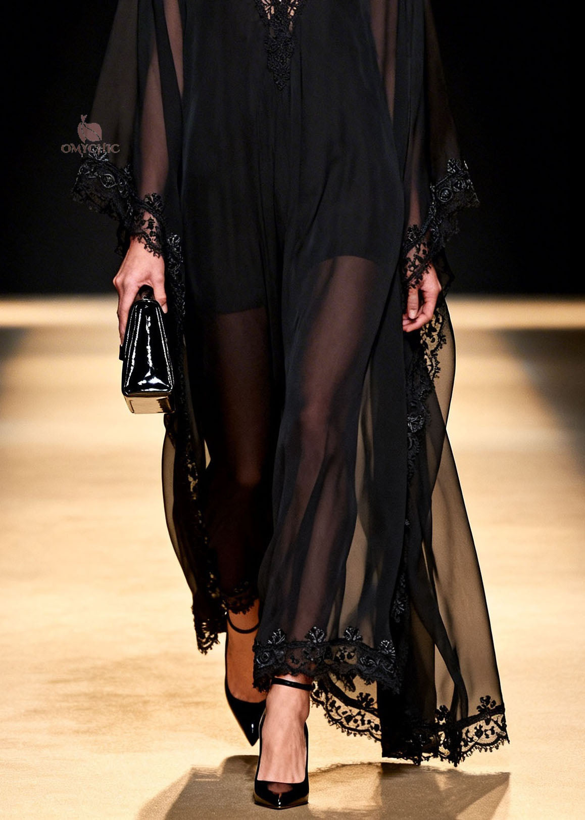 Women Black V Neck Patchwork Chiffon Maxi Dresses Summer