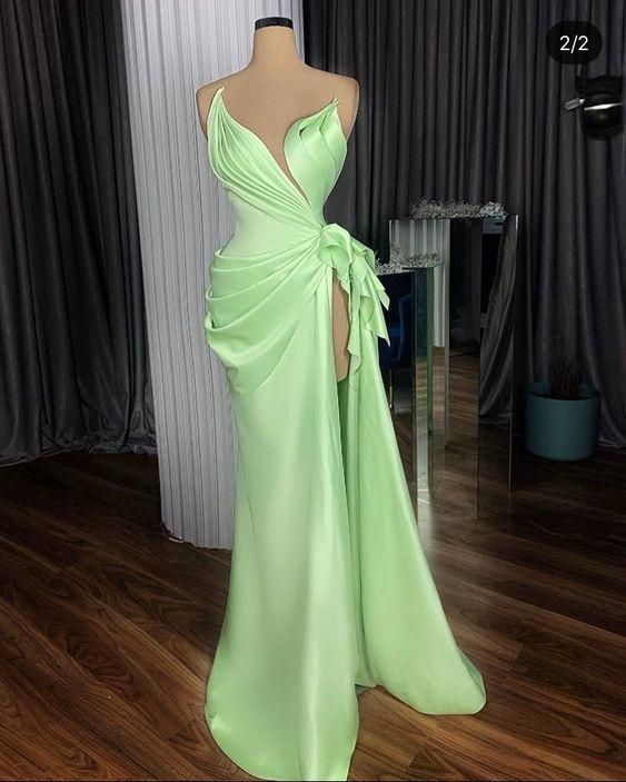 Unique Mermaid Long Prom Dress , Sexy Prom Dress  C570