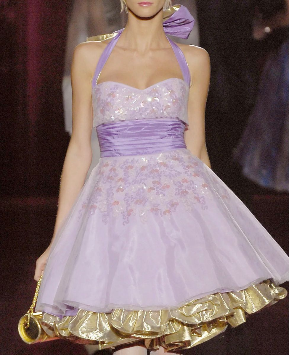 Classy Halter Lilac tulle Satin Sequin A Line Short Party Dress Formal Graduation Homecoming Dress D703