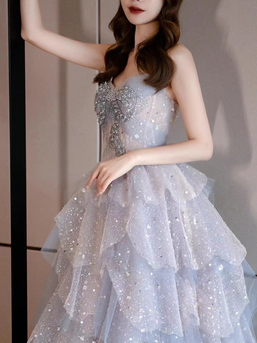 Luxurious Shiny Ball Gown,Sweet 16 Dress,Princess Dress,Y2403 - View 4 | VelvetHem