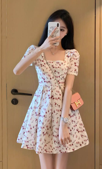 French-style 2026 New Pretty Women's Summer Short Dress - FashionDia