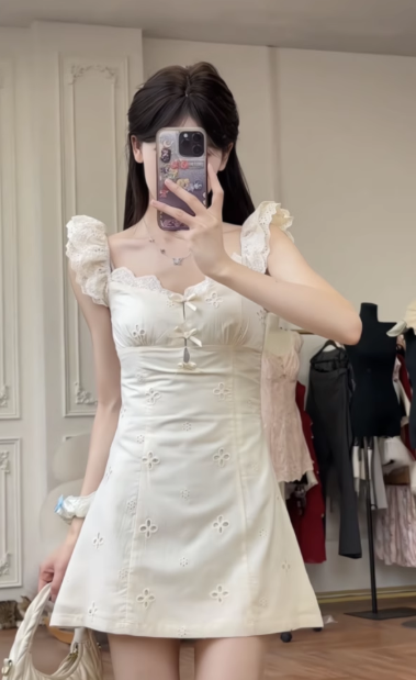 French-style 2026 New Pretty Women's Summer Short Dress - FashionDia