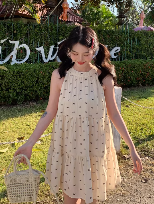 French-style 2026 New Pretty Women's Summer Short Dress