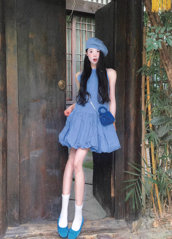 French-style 2026 New Pretty Women's Summer Short Dress
