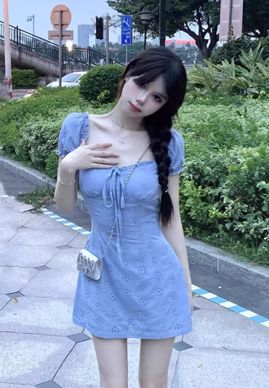 French-style 2026 New Pretty Women's Summer Short Dress