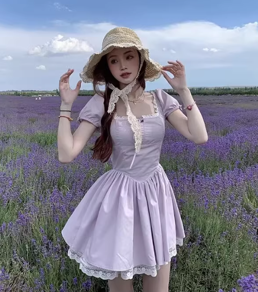 French-style 2026 New Pretty Women's Summer Short Dress - FashionDia