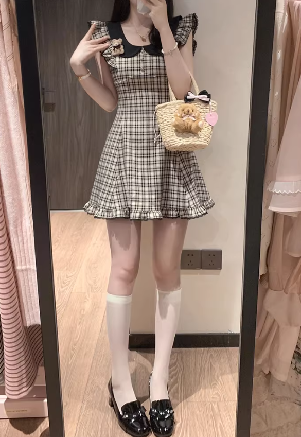 French-style 2026 New Pretty Women's Summer Short Dress