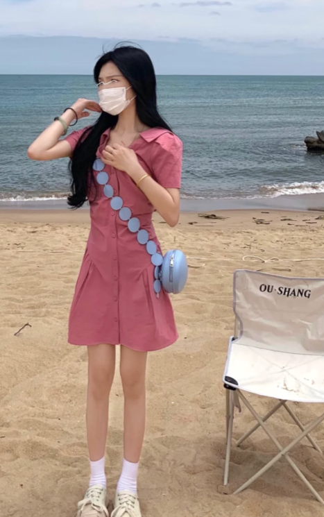 French-style 2026 New Pretty Women's Summer Short Dress