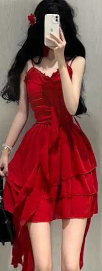 French-style 2026 New Pretty Women's Summer Short Dress