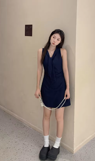 French-style 2026 New Pretty Women's Summer Short Dress