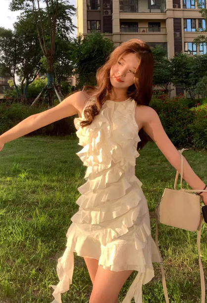 French-style 2026 New Pretty Women's Summer Short Dress