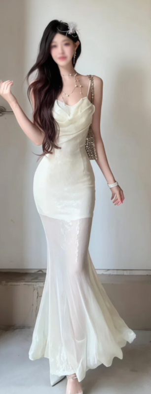 New Pretty French-style Elegant Summer Women's Long Dress - FashionDia