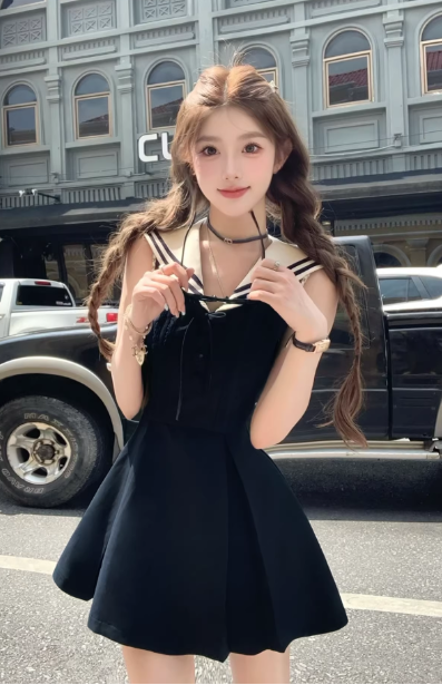 French-style 2026 New Pretty Women's Summer Short Dress