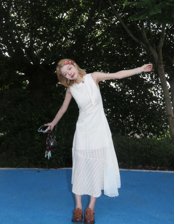 New Pretty French-style Elegant Summer Women's Long Dress - FashionDia